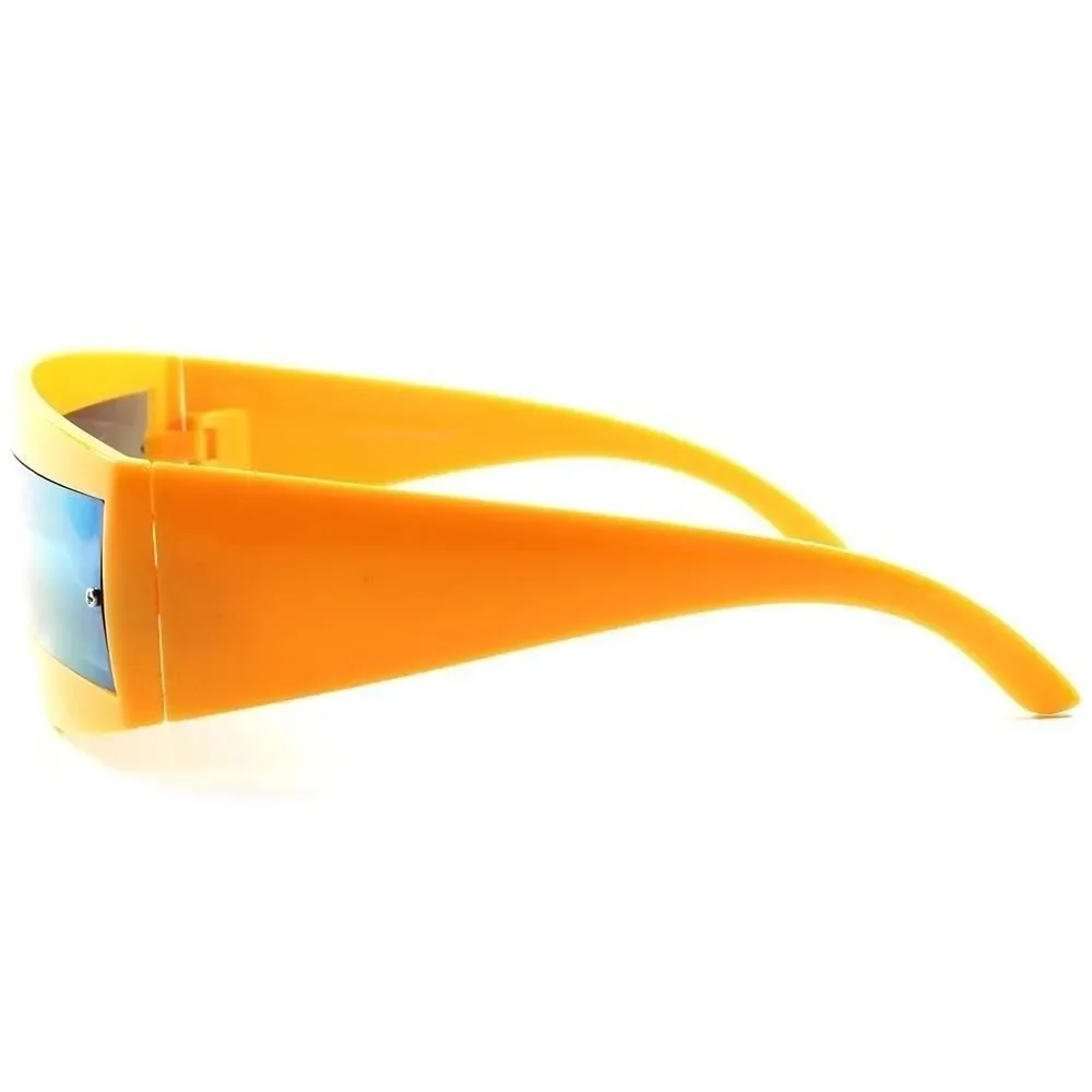 Robotic Alien Space Party Rave Costume Futuristic Cosplay Orange Sunglasses C32